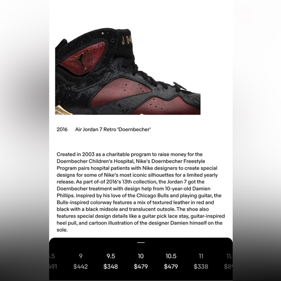 New Jordan 7 Doernbecher - Picture 13 of 13